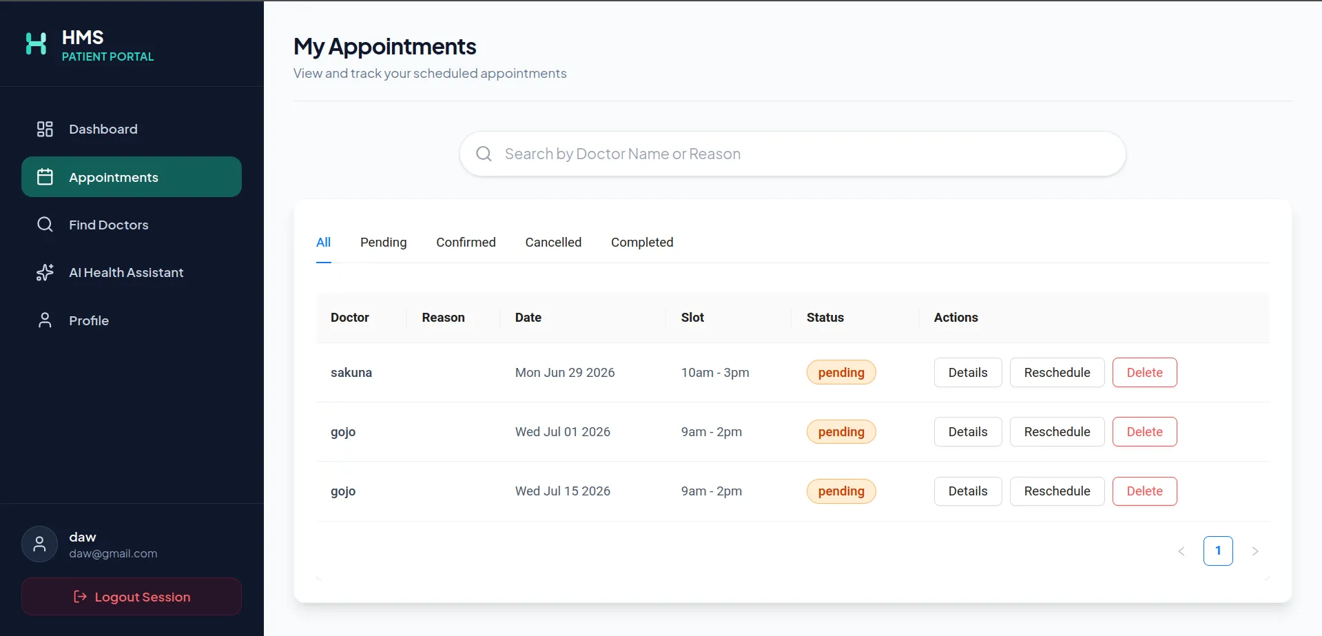 Hospital Management System screenshot 7