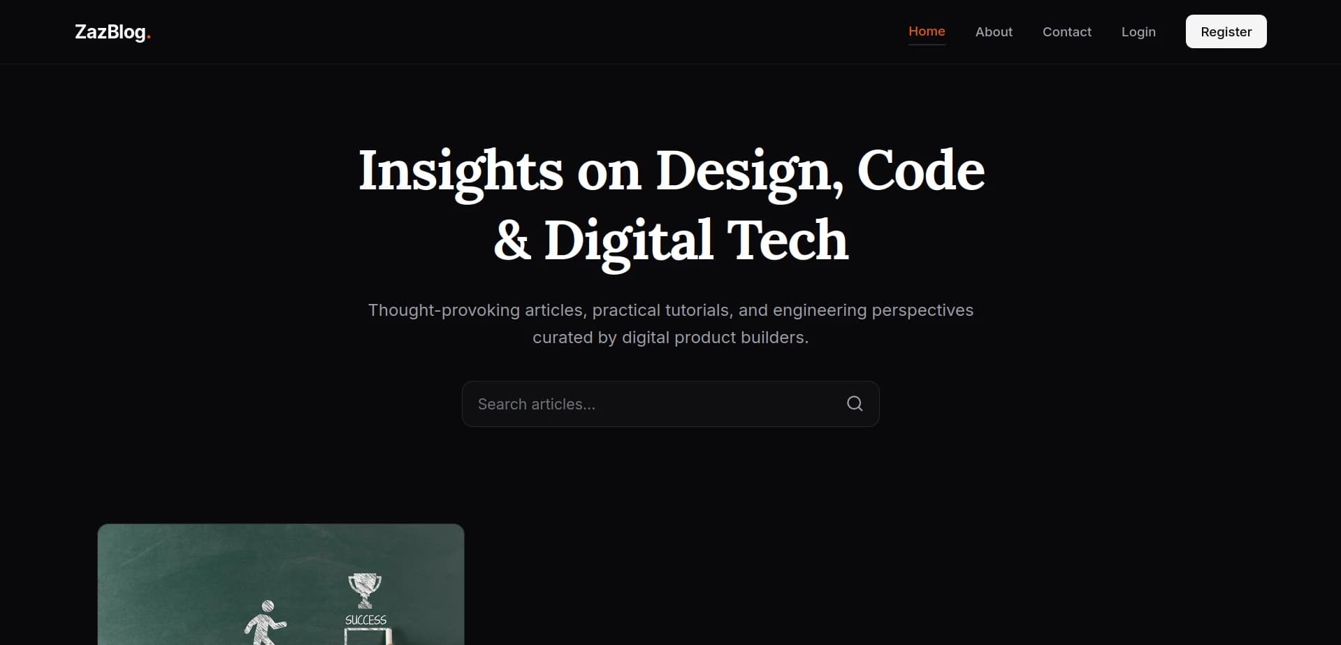 Modern Blog Space