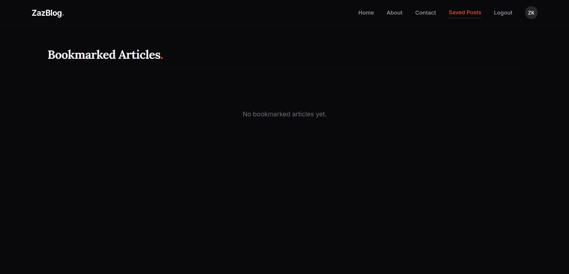 Modern Blog Space screenshot 5