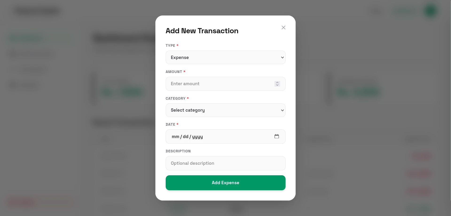 Personal Finance Tracker screenshot 3