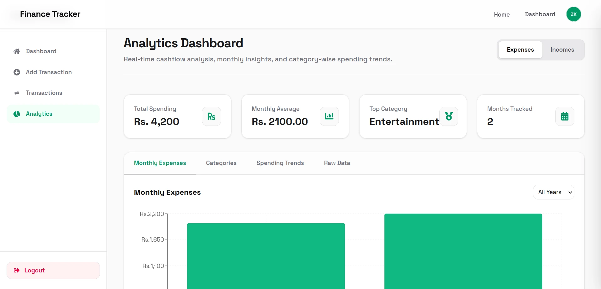 Personal Finance Tracker screenshot 5